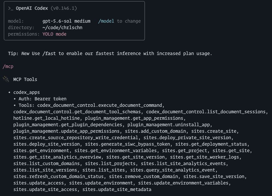 ChatGPT and Codex itself uses MCP for much of its internal implementation